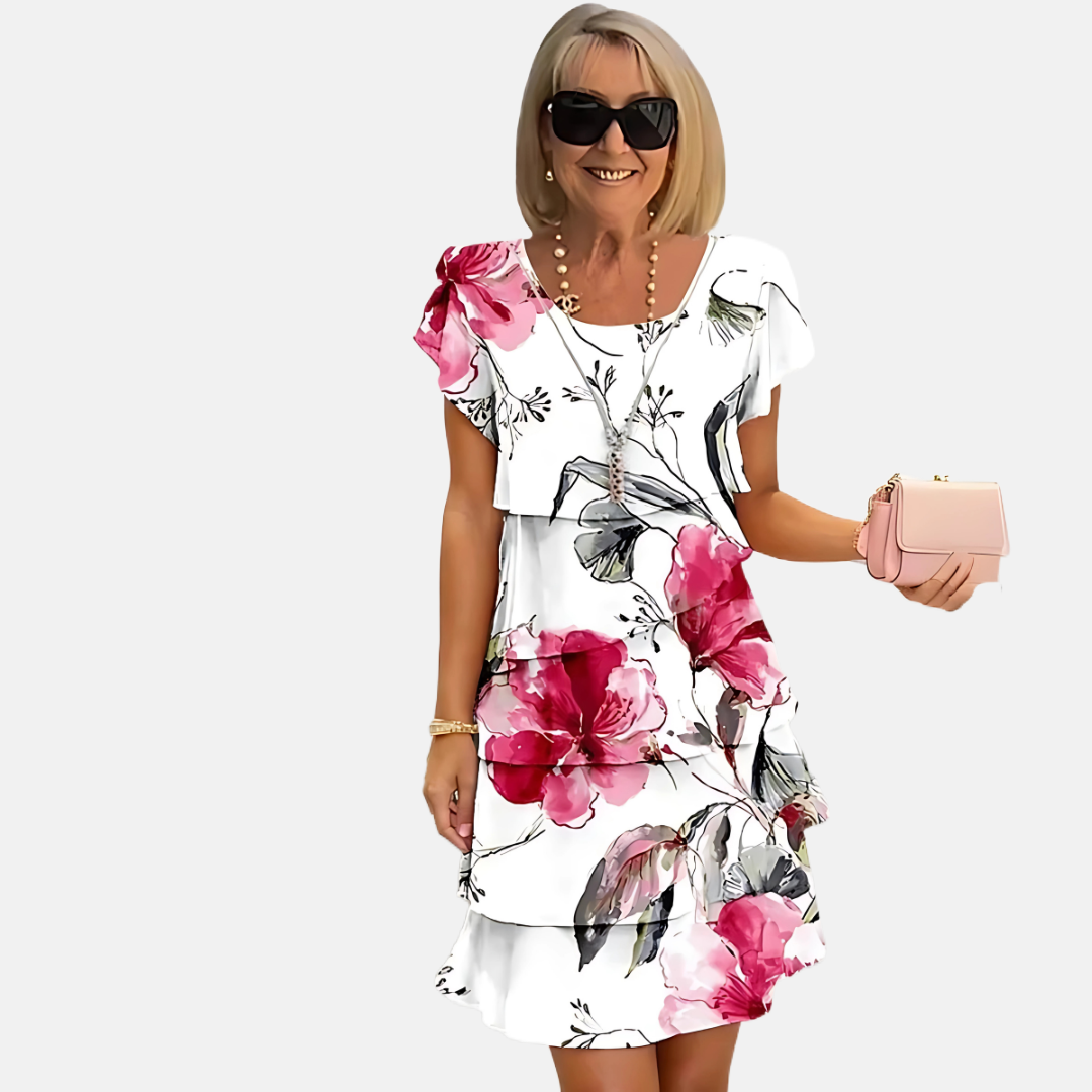 Eden | Flowing Dress Floral Print