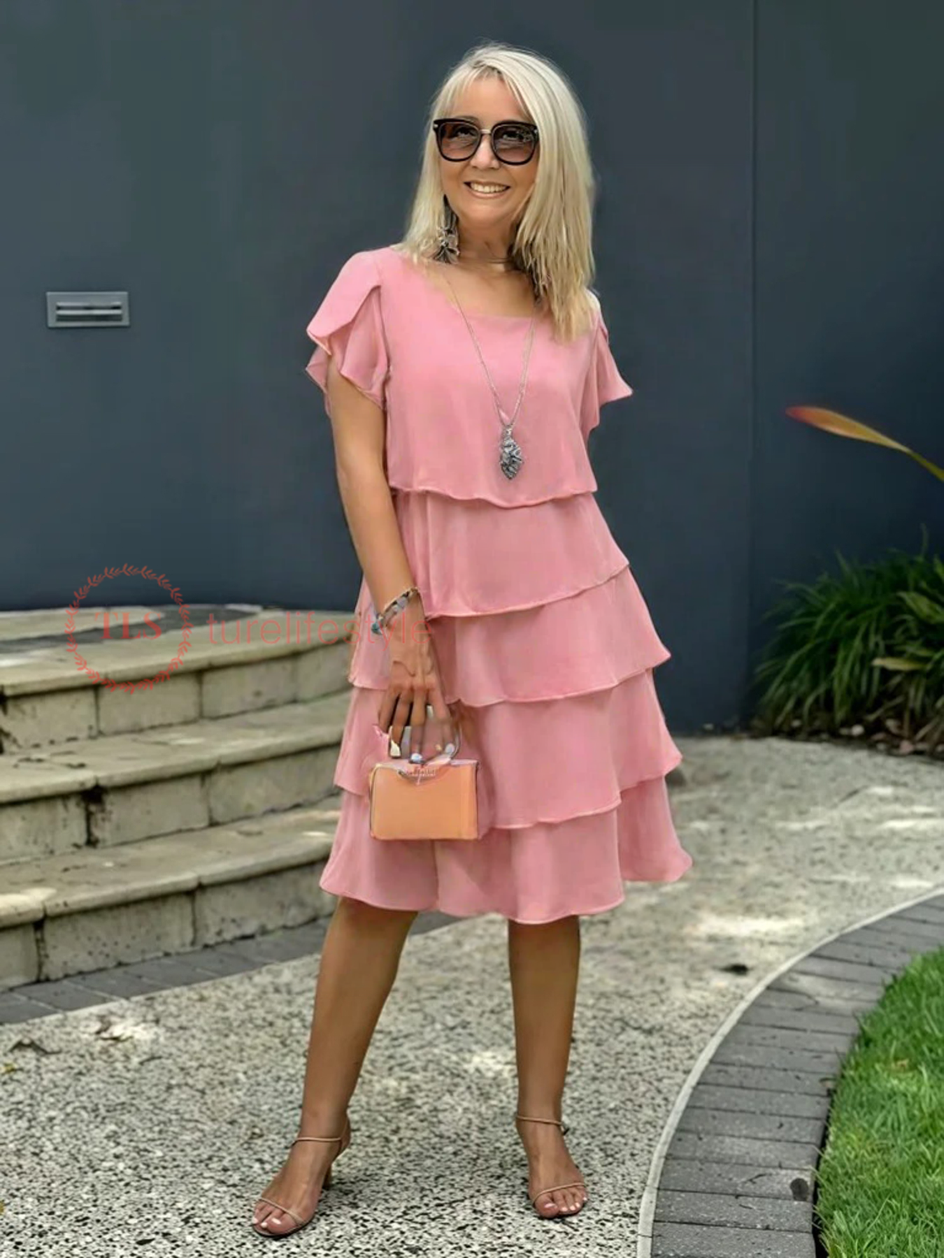 Rachel | Loose Chiffon Dress