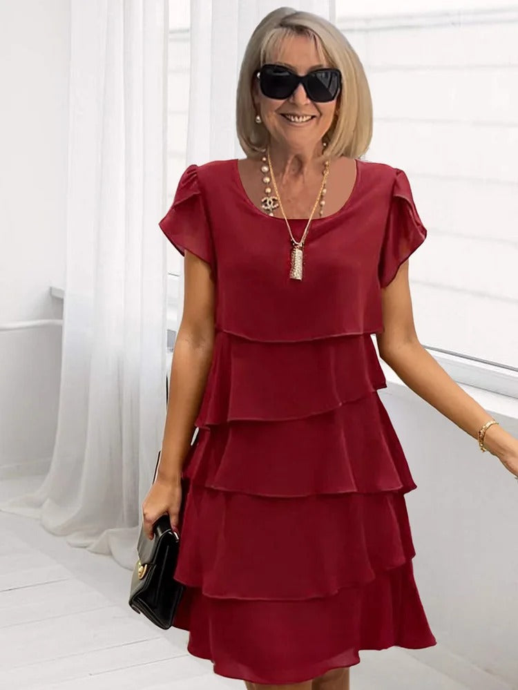 Rachel | Loose Chiffon Dress