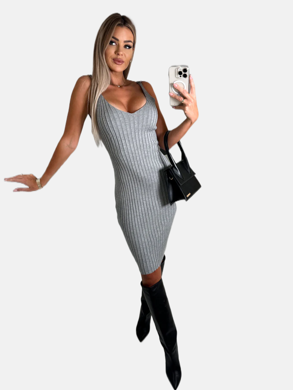 Anna | Sleeveless Dress with Pullover