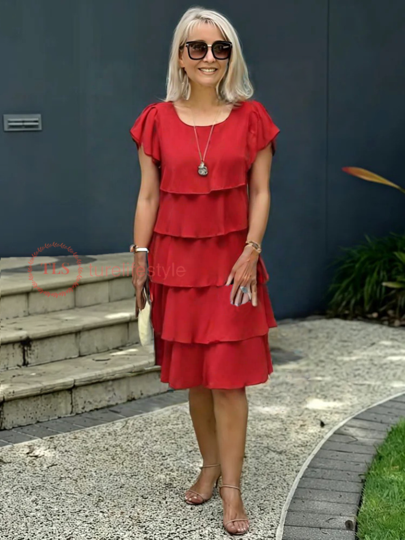Rachel | Loose Chiffon Dress
