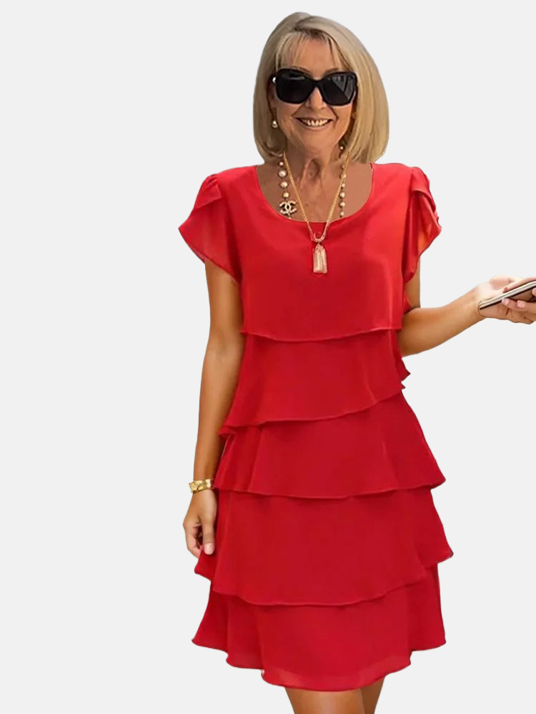 Rachel | Loose Chiffon Dress