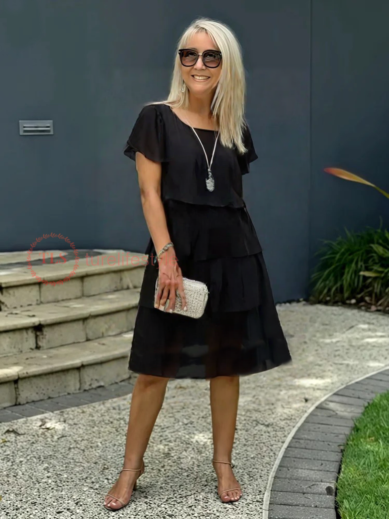 Rachel | Loose Chiffon Dress