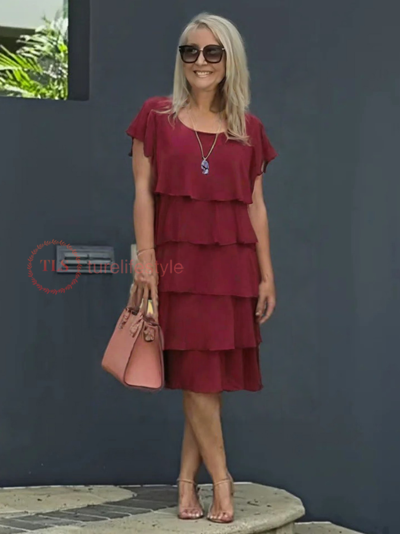 Rachel | Loose Chiffon Dress