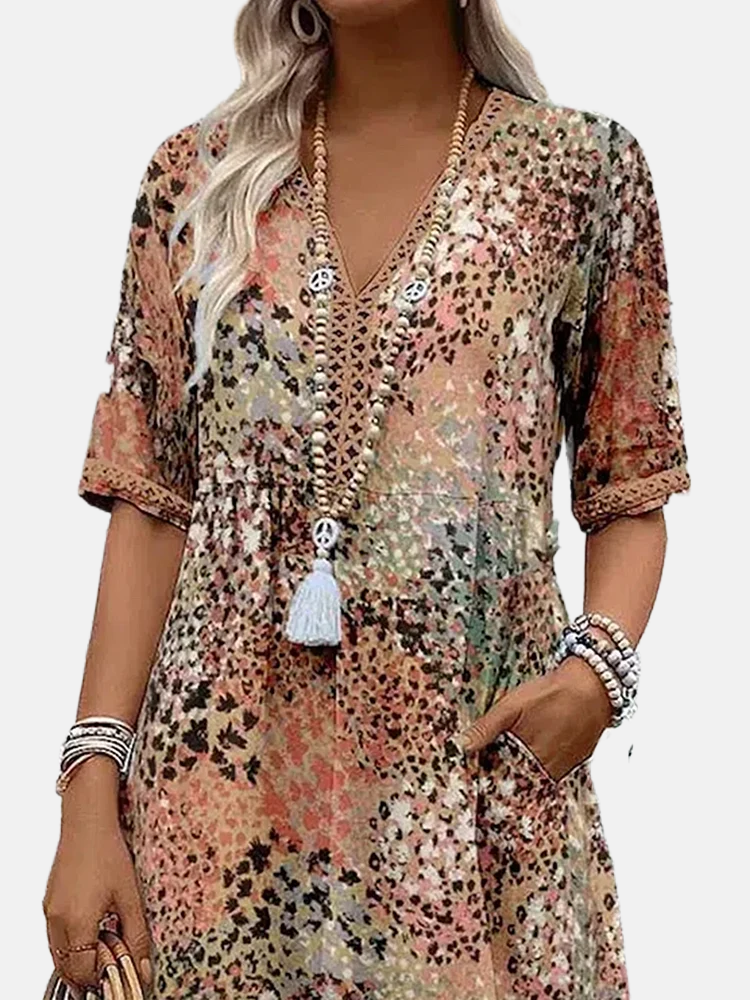 Elliana | Vibrant Midi Dress
