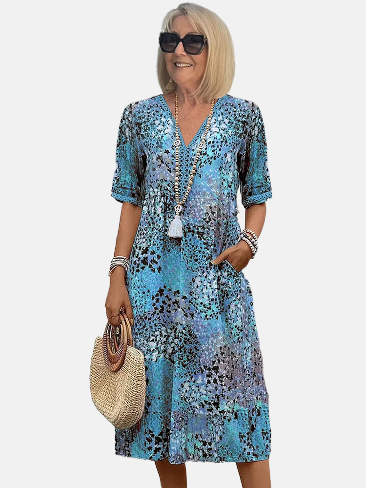 Elliana | Vibrant Midi Dress