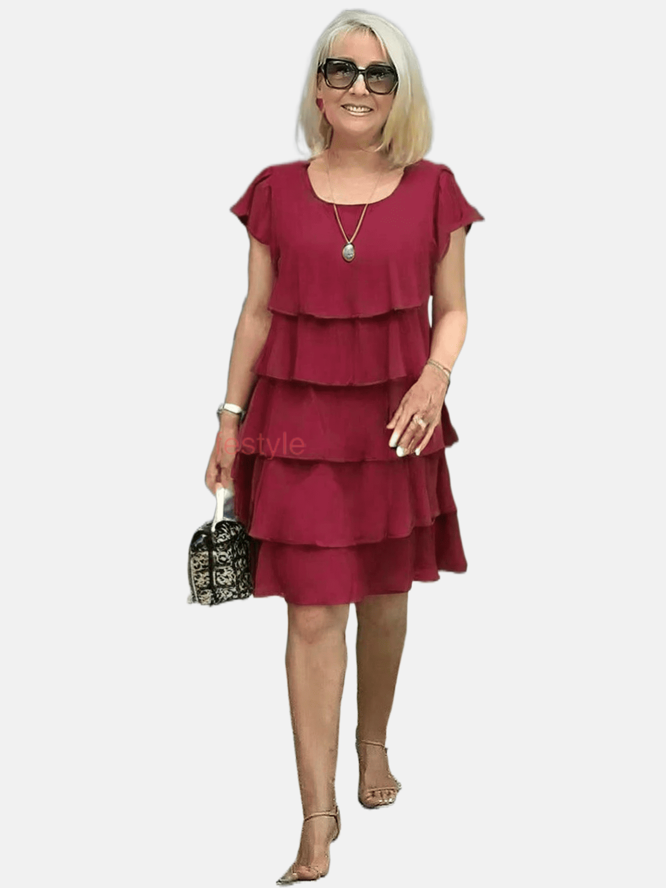 Rachel | Loose Chiffon Dress