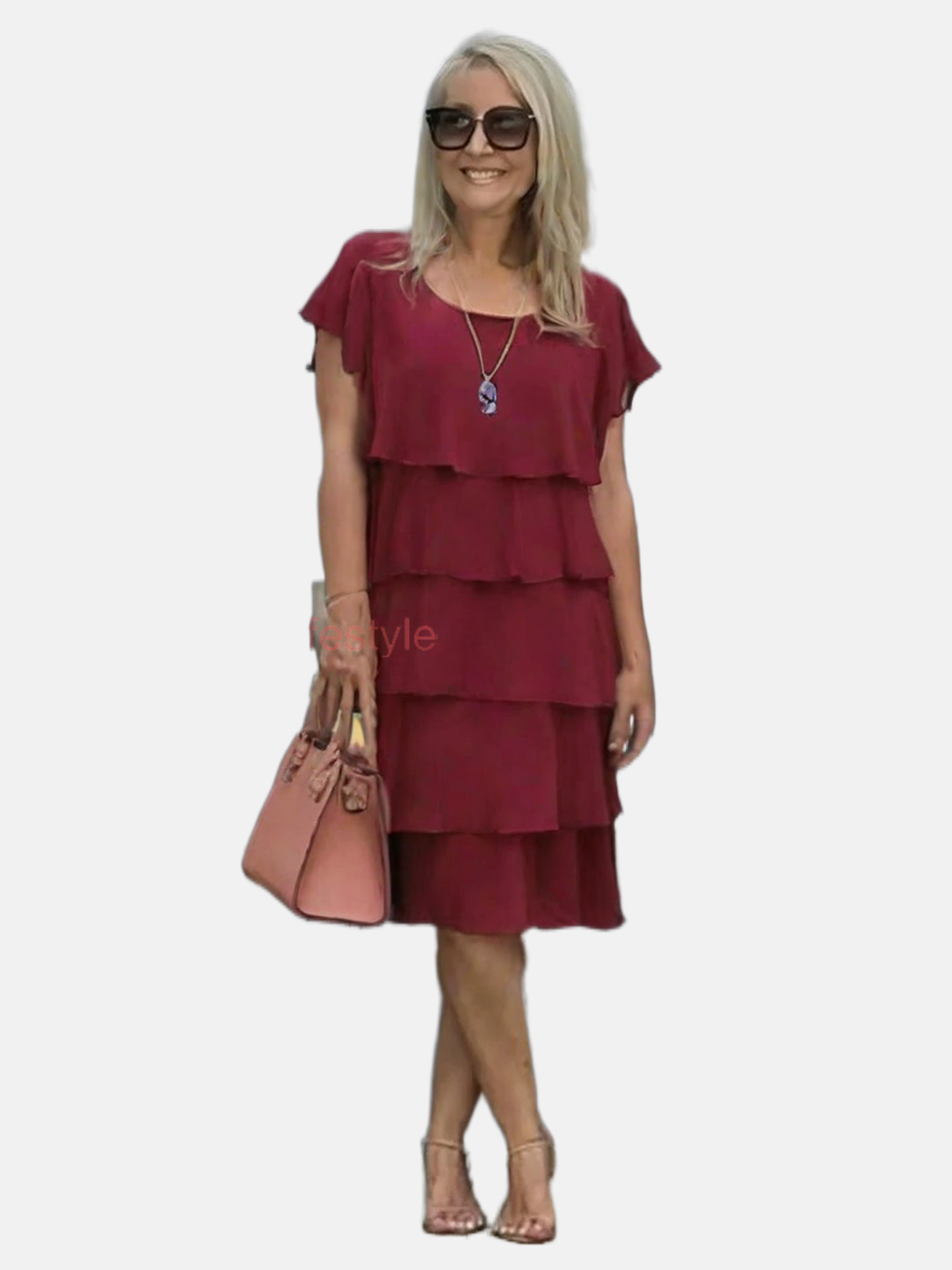 Rachel | Loose Chiffon Dress