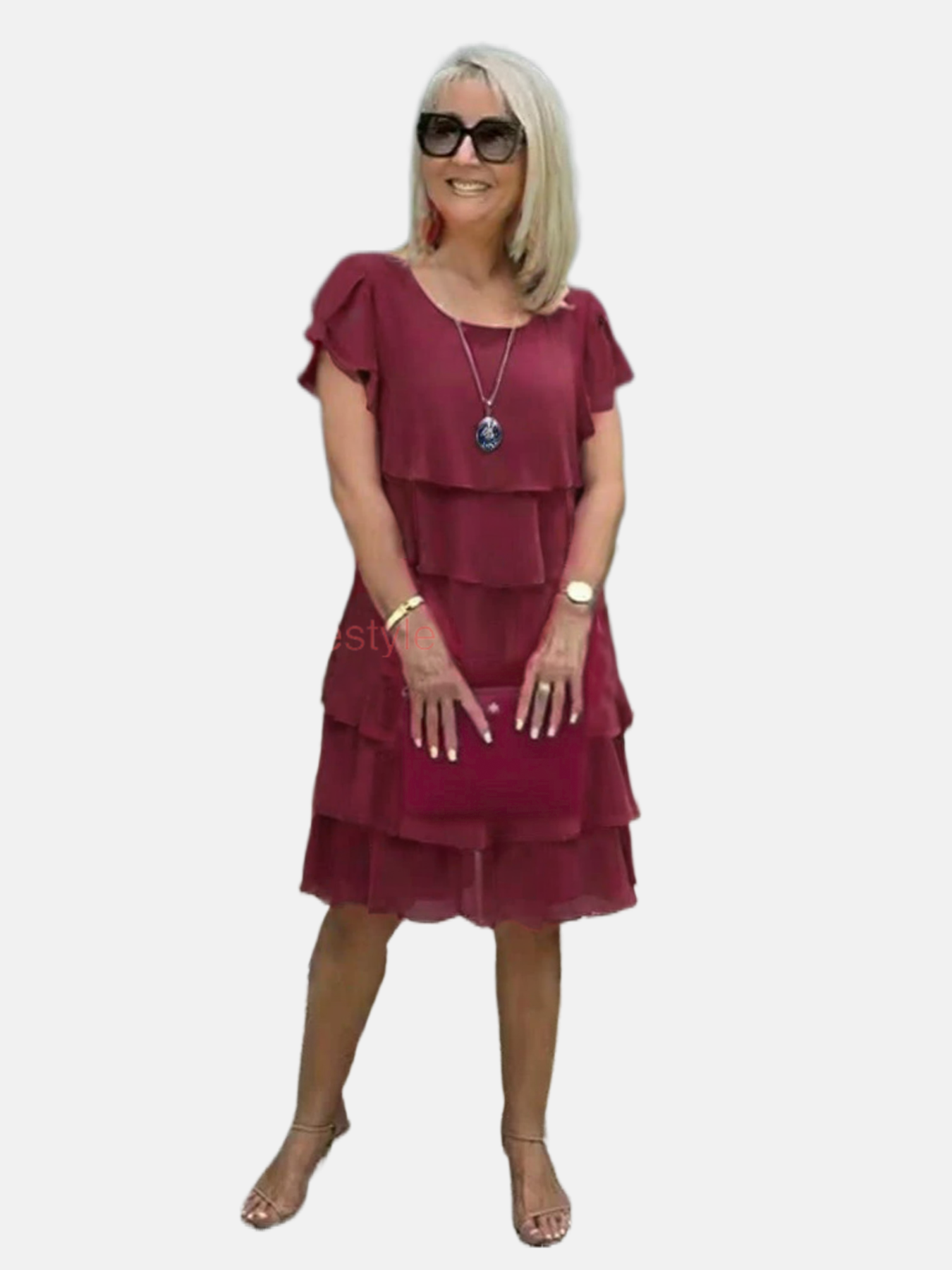 Rachel | Loose Chiffon Dress