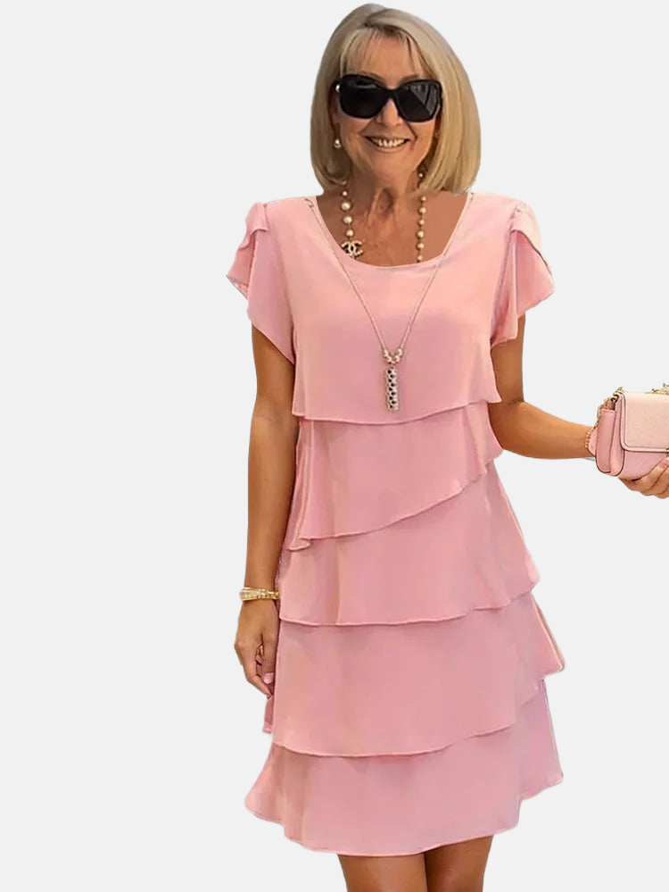 Rachel | Loose Chiffon Dress