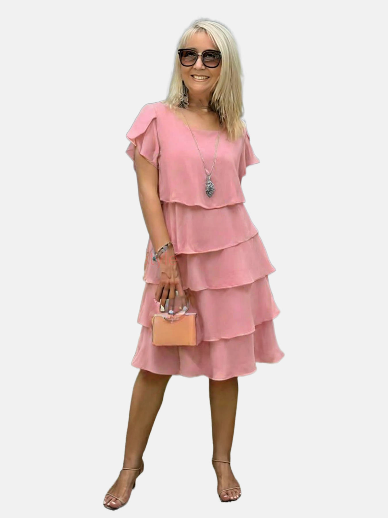 Rachel | Loose Chiffon Dress