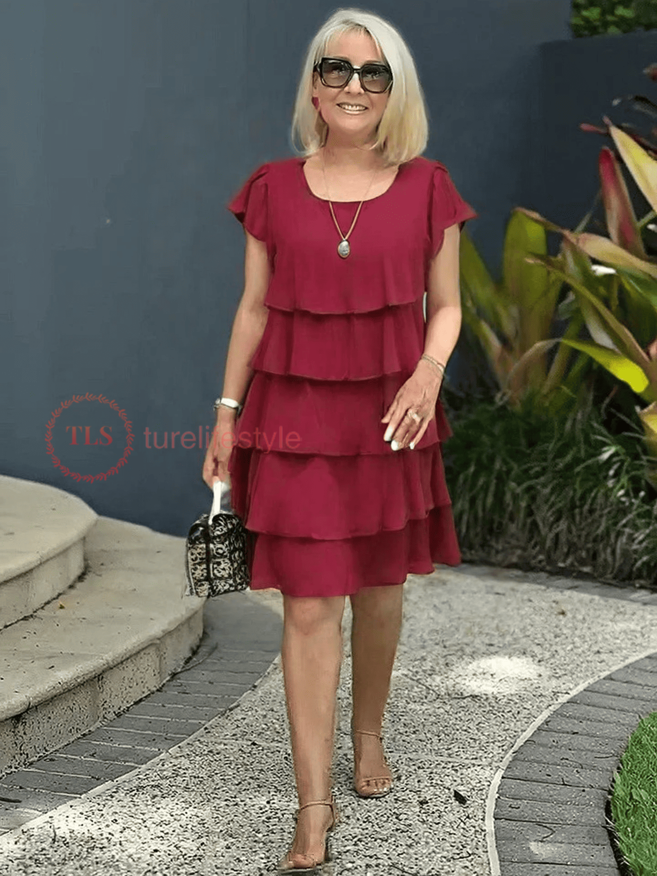 Rachel | Loose Chiffon Dress