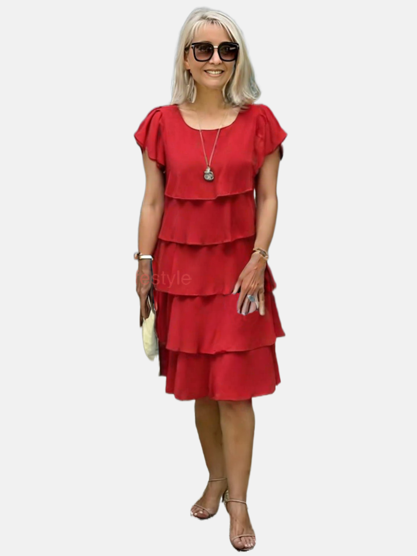 Rachel | Loose Chiffon Dress