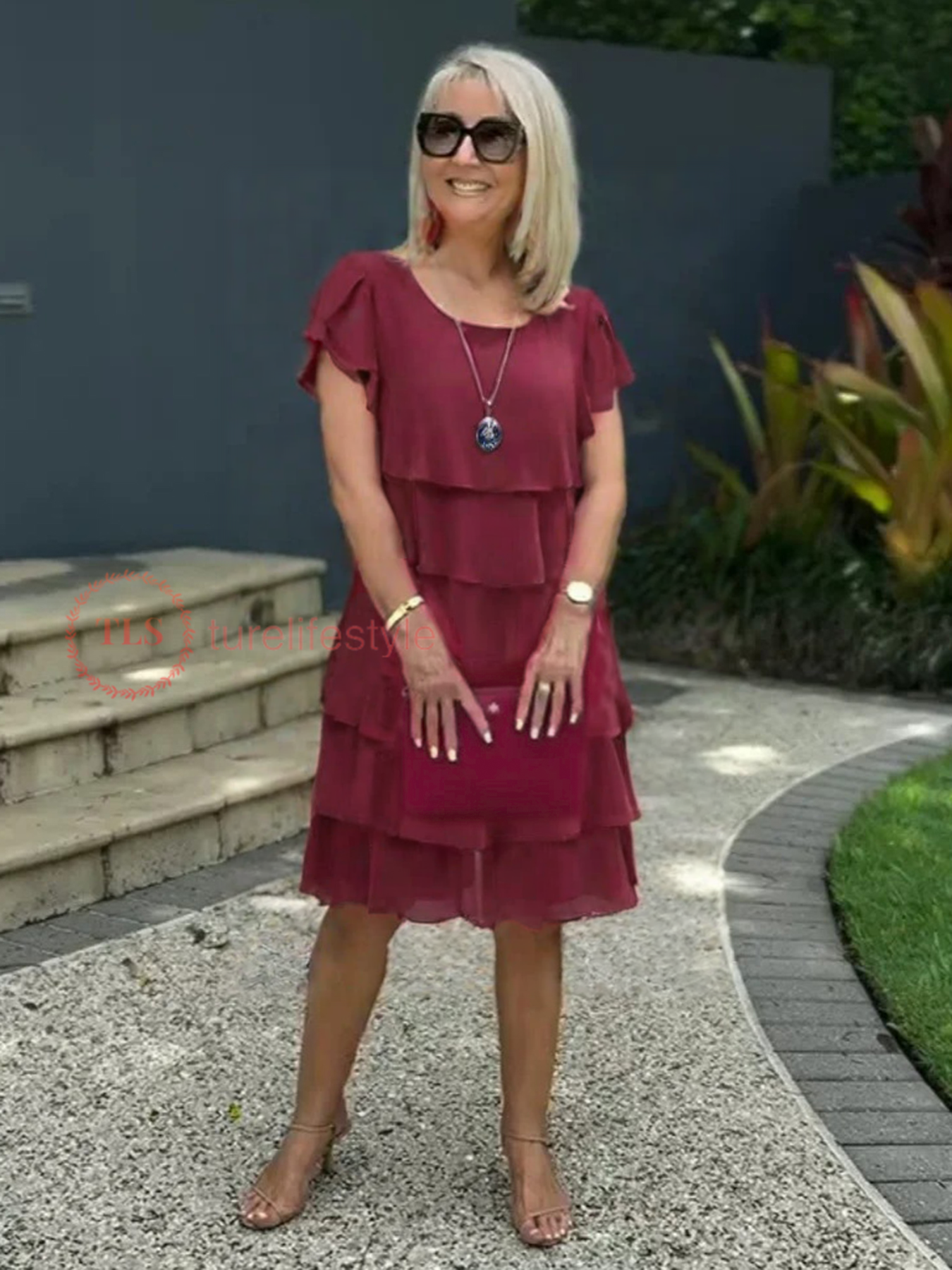 Rachel | Loose Chiffon Dress