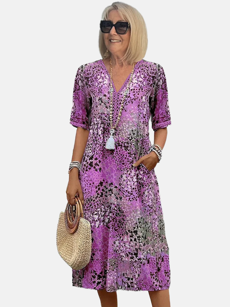 Elliana | Vibrant Midi Dress